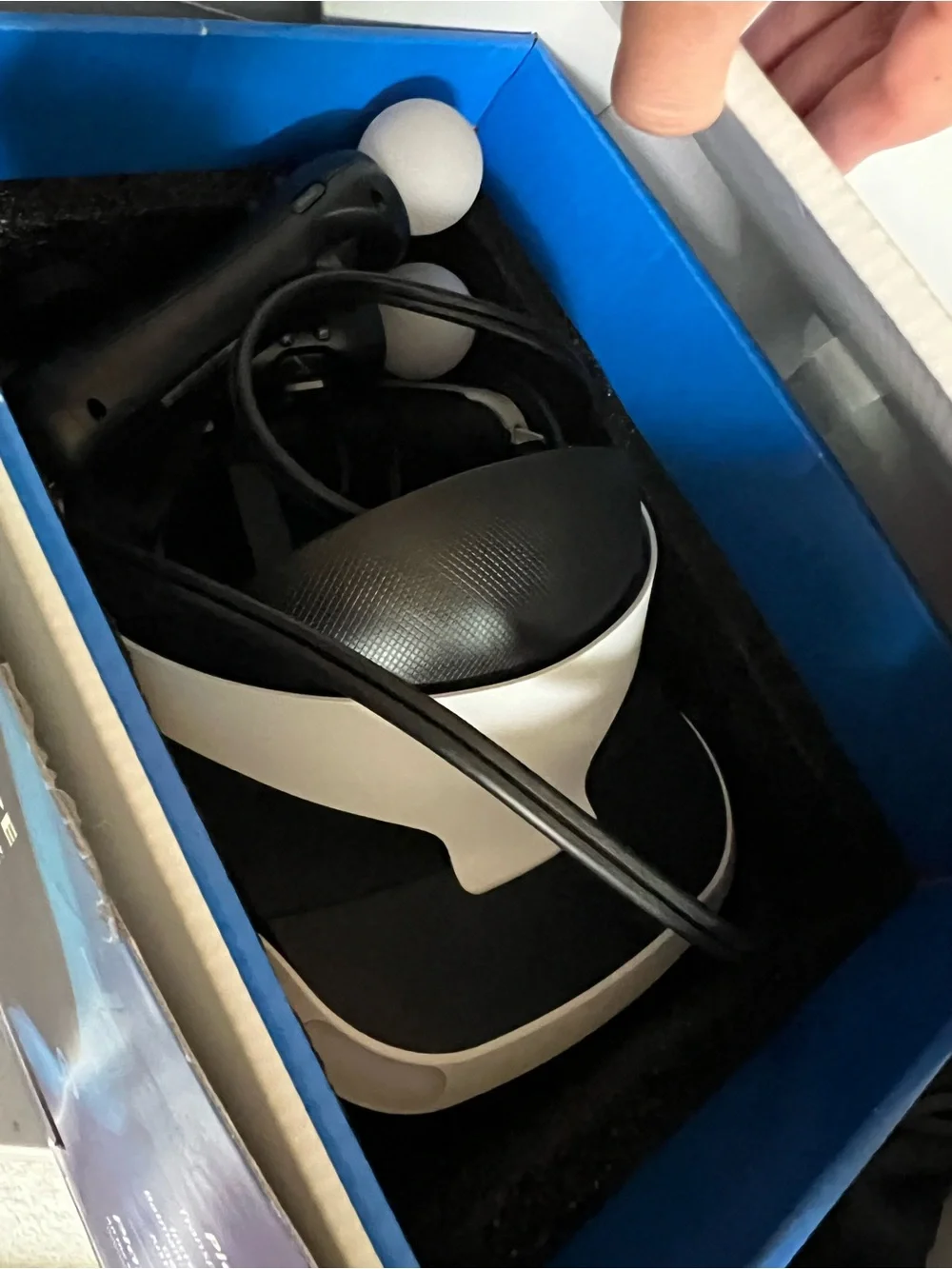 Sony PlayStation VR Headset Bundle in White and Black with Motion Controllers